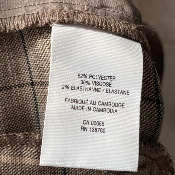 Reitman’s ladies dress pants grey stripe and check - Picture 12 of 13